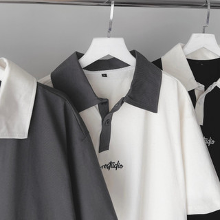 Áo polo thêu "DERERREStudio" unisex (ảnh thật shop tự chụp)