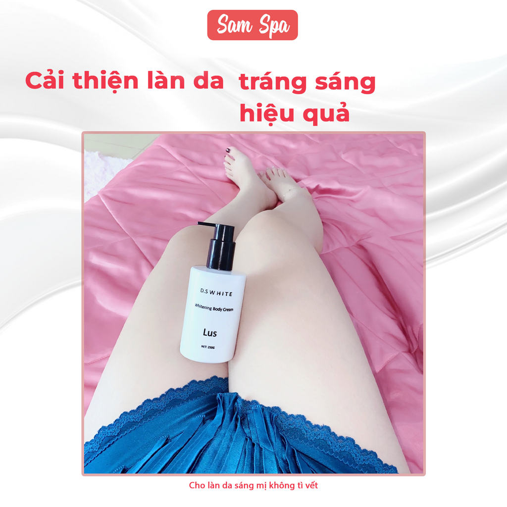 Kem Dưỡng Trắng Da Toàn Thân Body LUS, Makeup Dưỡng Ẩm, Phù Hợp Da Hay Lộ Vân Kem 250gr