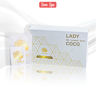 Tắm Trắng Cà Phê D.S White Dưỡng Trắng Da, Kích Trắng Body, Mờ Thâm 150ml Combo 2 Gói