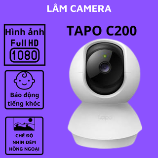 Camera wifi tp-link tapo c200 full hd 1080p xoay 360 độ đàm thoại 2 chiều tại lâm camera