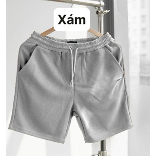 Quần short nam vải thun tổ ong mặc mát không xù