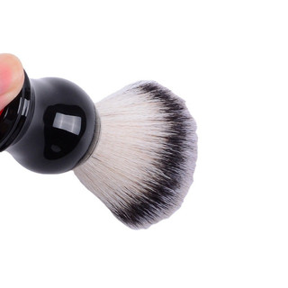 Chổi quét bọt cạo râu CR1 dành cho salon chuyên nghiệp chổi đen cổ bạc