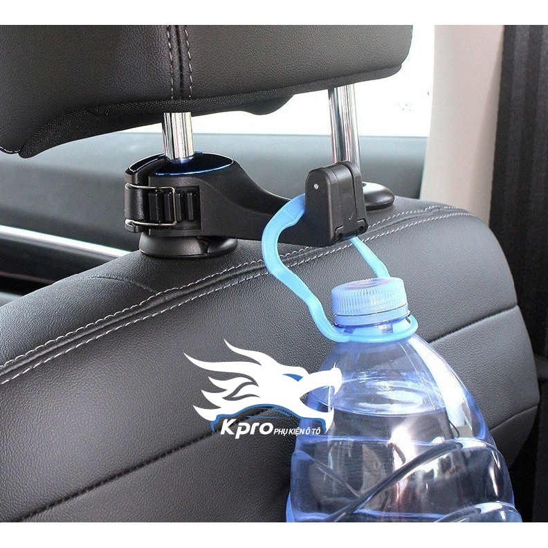 Móc đồ lưng ghế sau ô tô kiêm giá đỡ điện thoại - Hàng Kpro chất lượng cao