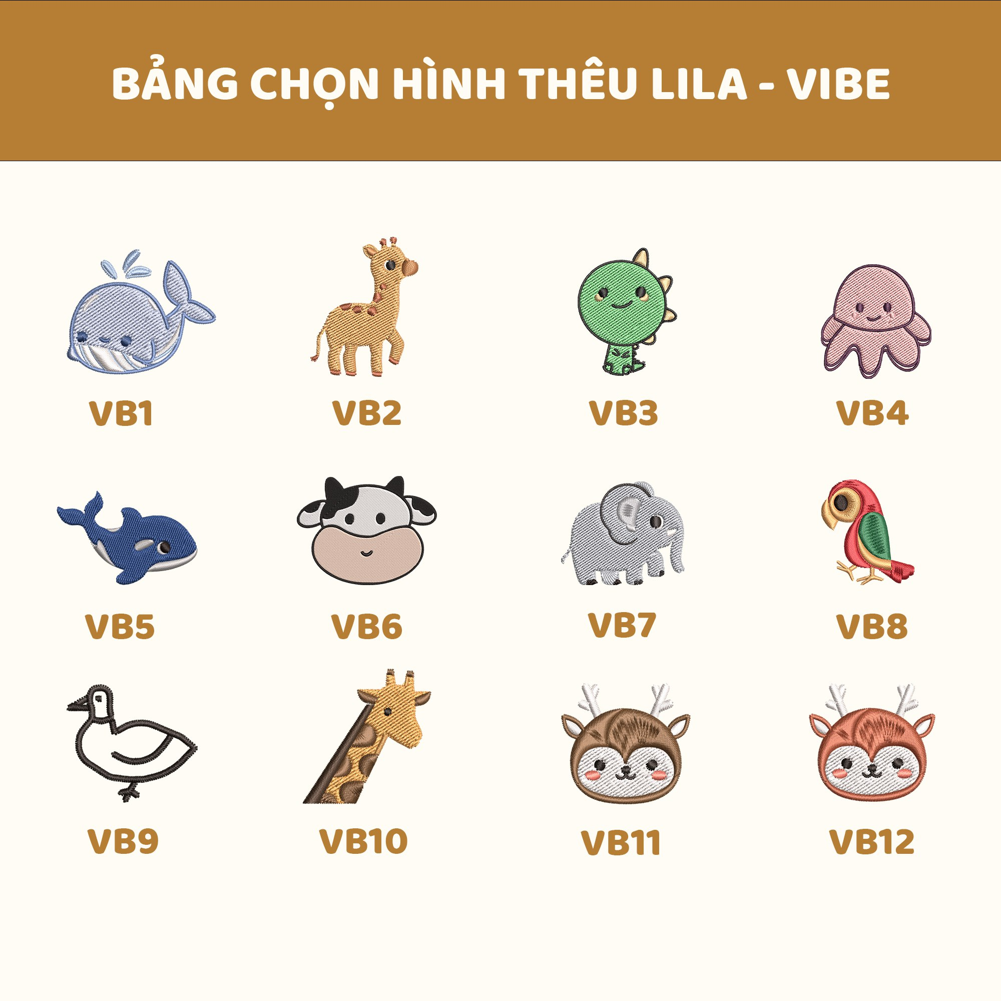 Thêu thêm 1 vị trí trên sản phẩm