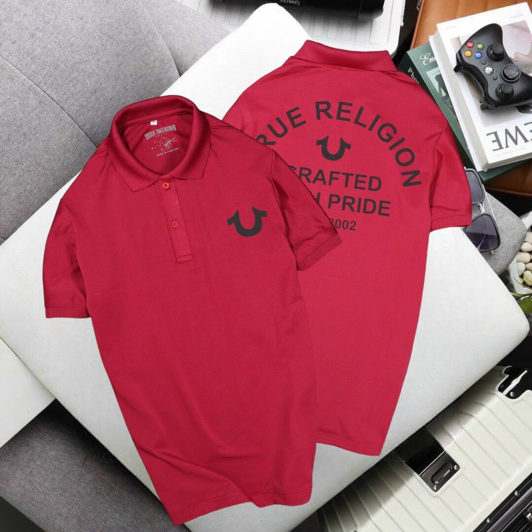 ÁO THUN NAM CÁ SẤU CỔ BẺ TAY NGẮN TRUE RELIGION - ND Menswear