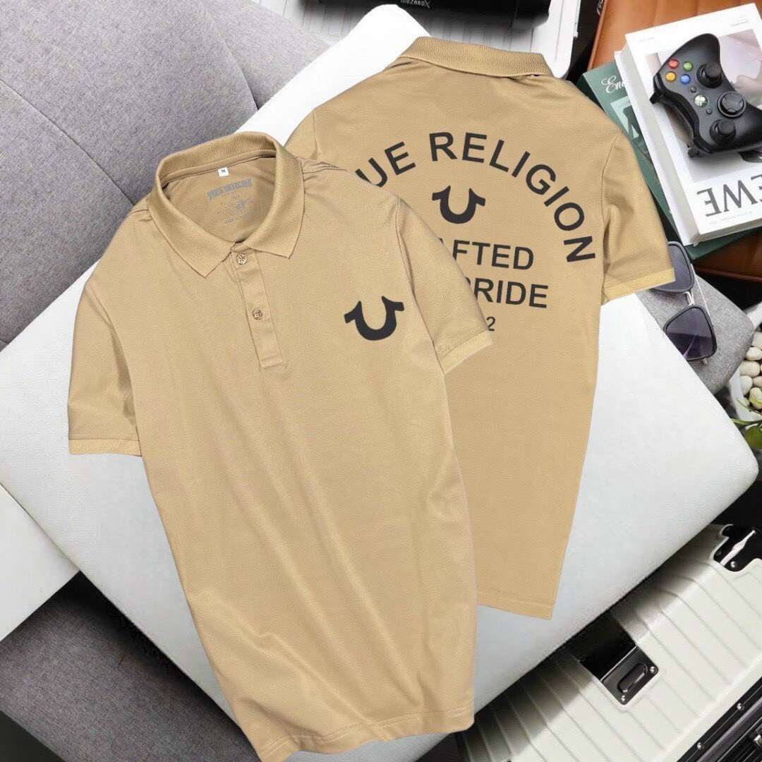 ÁO THUN NAM CÁ SẤU CỔ BẺ TAY NGẮN TRUE RELIGION - ND Menswear