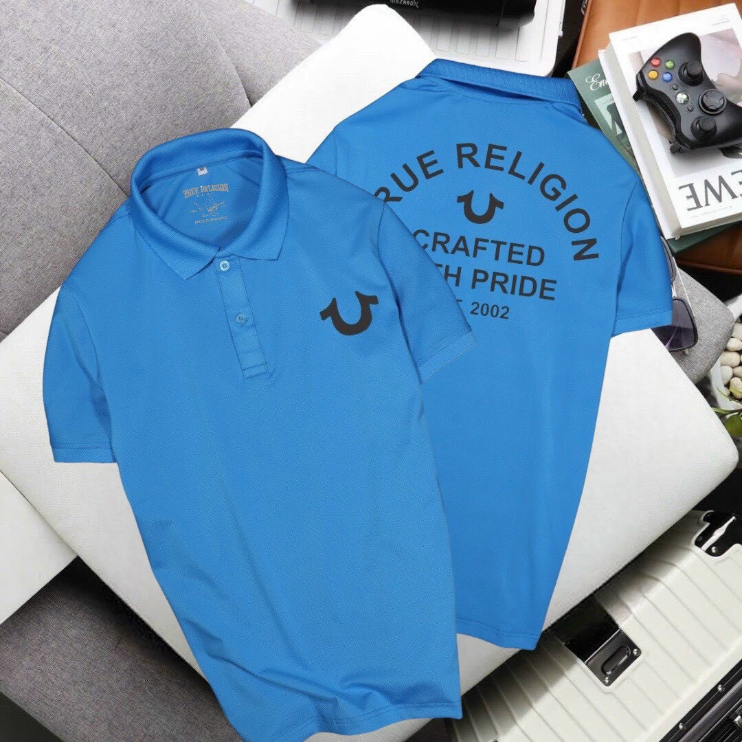 ÁO THUN NAM CÁ SẤU CỔ BẺ TAY NGẮN TRUE RELIGION - ND Menswear