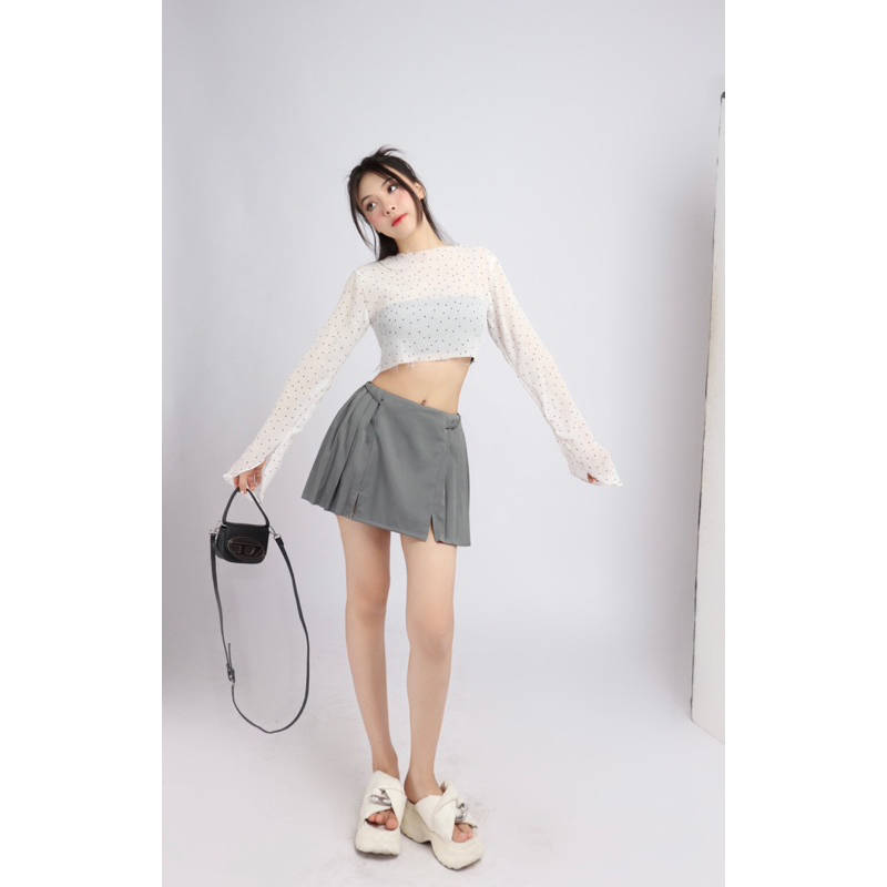 SEE-THROUGH TOP áo tơ mỏng Ebublio