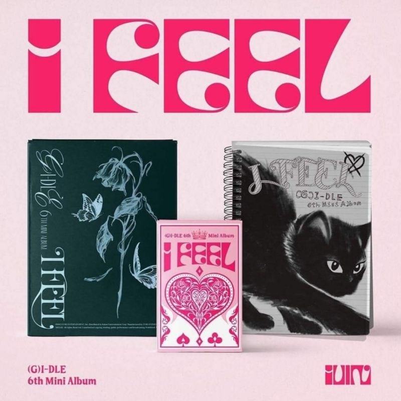 Bộ ảnh gidle album i feel photobook jewel case poca i-dle photocard id pola yuqi miyeon shuhua soyeon minnie