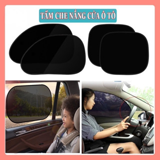 Tấm che nắng ô tô - Tấm che nắng cao su non cửa bên ô tô, xe hơi - Tự hút không cần đế hích, tháo lắp dễ dàng, đa năng