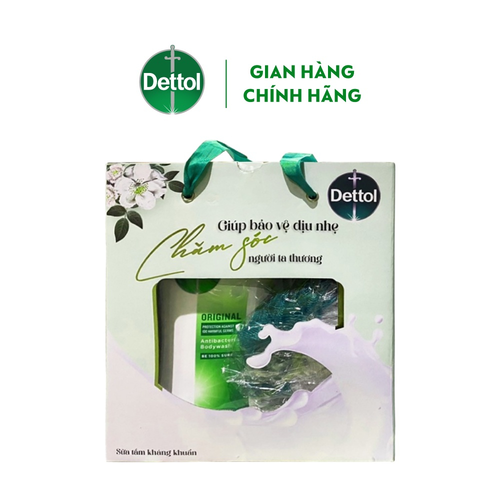 Sữa tắm Dettol kháng khuẩn và dưỡng thể – Chai 950g