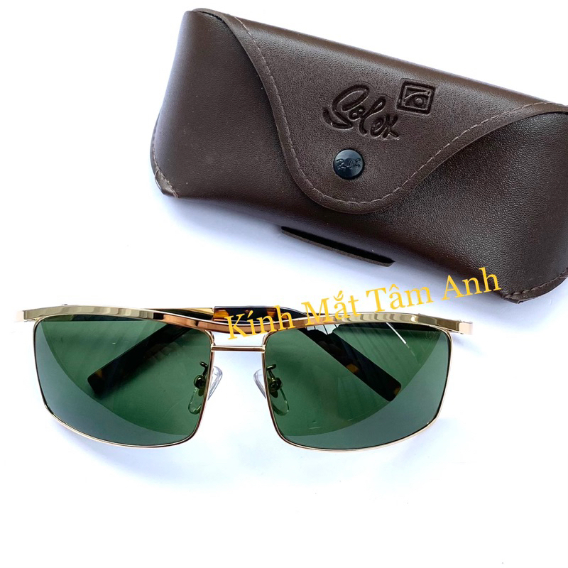 Kính nam dáng vuông tròng thuỷ tinh mắt cong ôm mặt  - Hàng Hồng Kong cao cấp