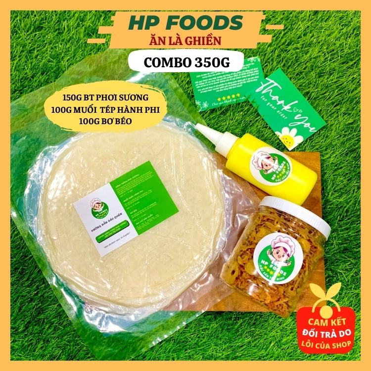 [HOT] COMBO Bánh tráng phơi sương sốt siêu cay đặc biệt - Muối tép hành phi nguyên chất - Bơ béo ăn là ghiền - HP FOODS