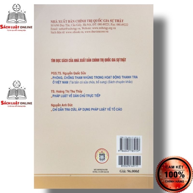 Sách - Công tác dân vận của cơ quan hành chính trong tiếp công dân giải quyết khiếu nại tố cáo