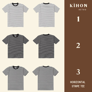Áo phông Sọc Kẻ Ngang Basic Tee cotton