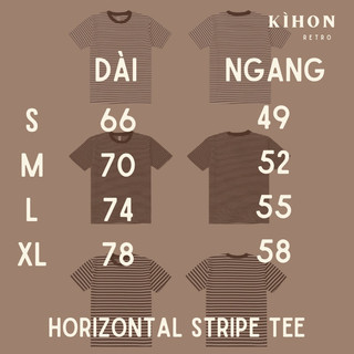 Áo phông Sọc Kẻ Ngang Basic Tee cotton