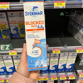 [Hàng Pháp] Xịt muối biển Sterimar cá heo 100ml