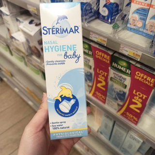 [Hàng Pháp] Xịt muối biển Sterimar cá heo 100ml