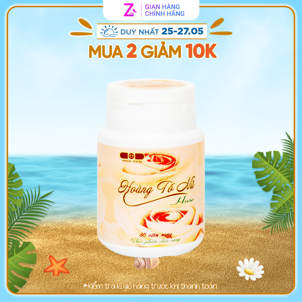Viên Uống Giảm Khí Hư Huyết Trắng Hoàng Tố Nữ Hủ 60 viên