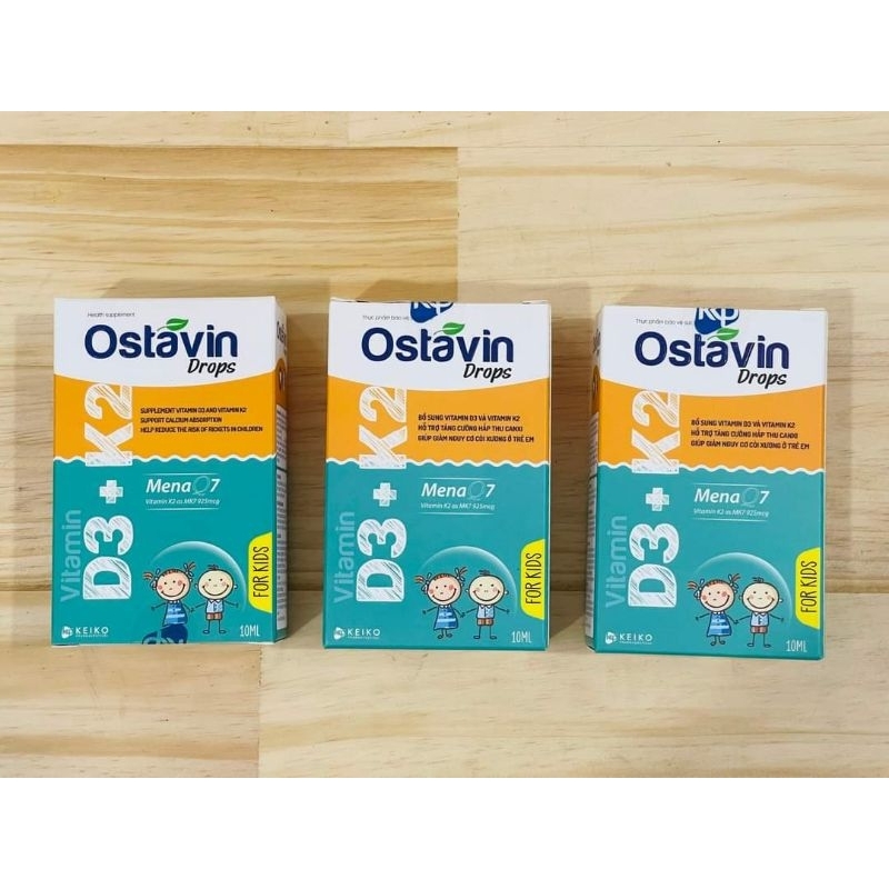 Ostavin bổ sung vitamin D3 và vitamin K2MK7