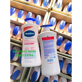 Sữa Dưỡng Thể lotion Vaseline Healthy White Lightening Visible 725ml Mỹ