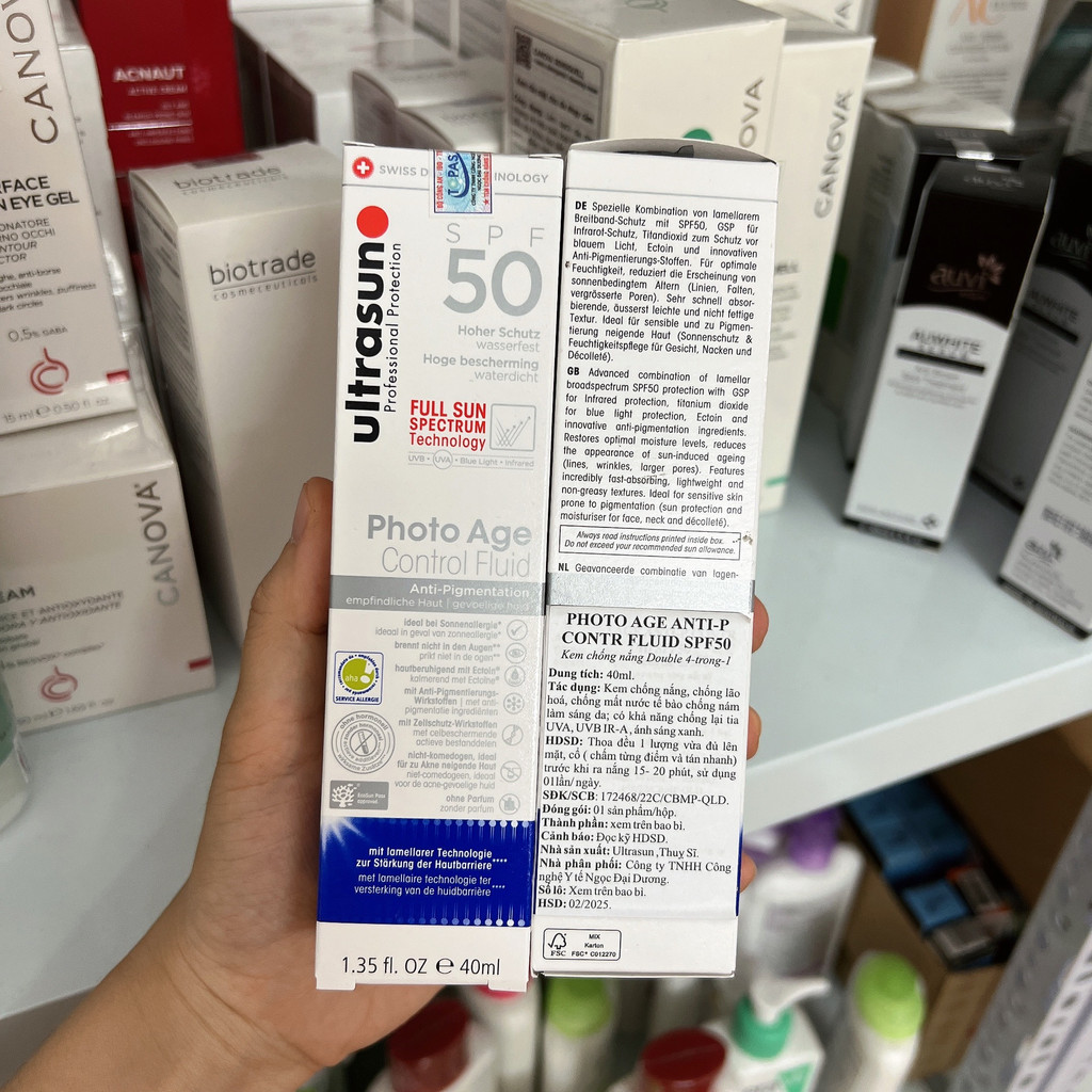 Kem Chống Nắng Ultrasun Face Anti Age & Anti-Pigmentation SPF 50+ Chống Lão Hóa BS NGHĨA