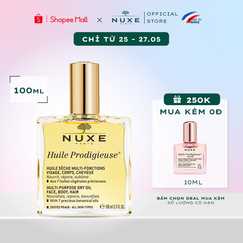 Dầu dưỡng đa năng Nuxe Huile Prodigieuse® 100ml