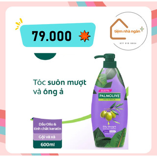 Dầu gội Palmolive Naturals chiết xuất thiên nhiên Suôn Mượt Óng ả 600ml