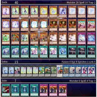 Bài YUGIOH - Rikka Deck - Bài IN 1 MẶT (62 Card)