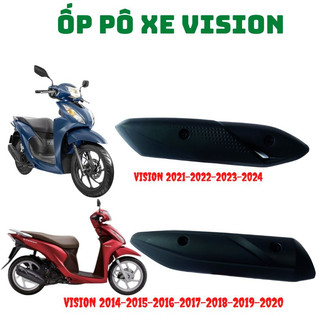 Ốp pô xe vision, che pô chống nóng vision 2014-2023
