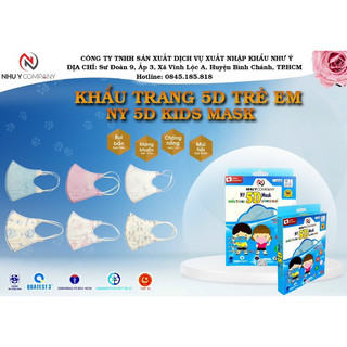Khẩu trang 3D trẻ em
