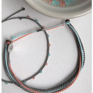 [Whiteline] Vòng Tay Braided with Beads Ailee (Vòng đan hạt) (Có size Chân)