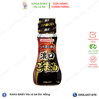 Dầu mè đen ajinomoto nguyên chất chai 70g