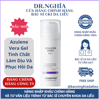 [NHẬP KHẨU CHÍNH HÃNG] TINH CHẤT DERMAFIRM AZULENE VERA GEL PHỤC HỒI DƯỠNG ẨM VÀ TÁI TẠO DA 120ML BS NGHĨA