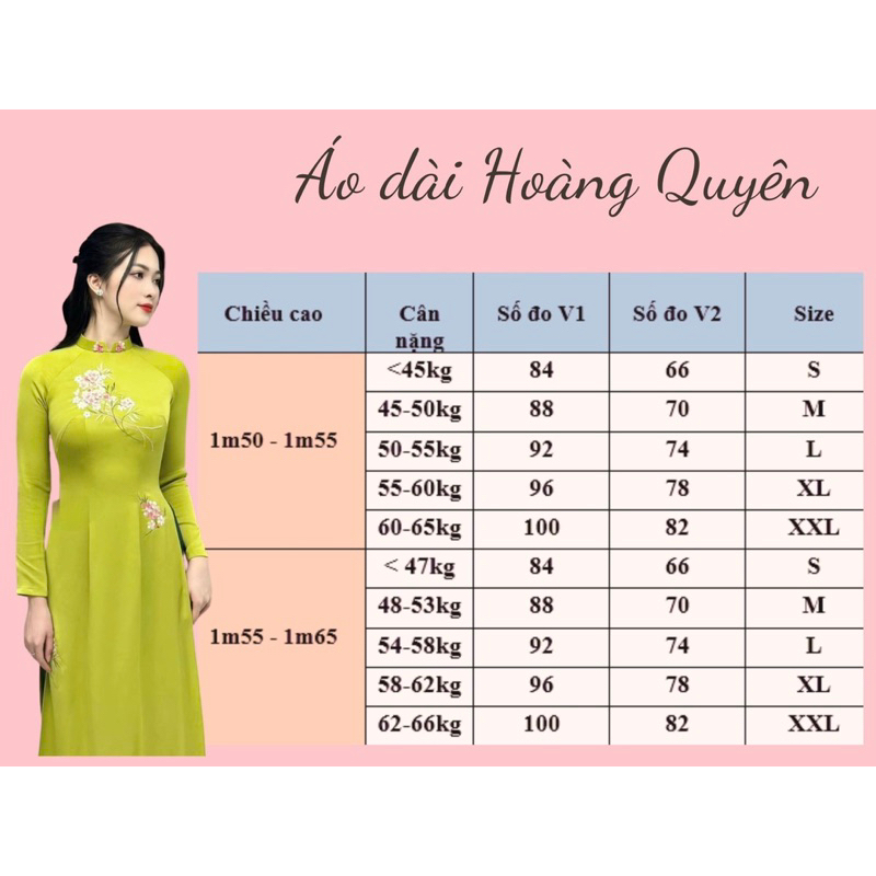 Áo dài cách tân nữ dáng xuông đính kết chất liệu tơ organza cao cấp - Xưởng may Áo dài HQ - HQ18