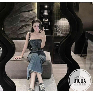 Bigsize Đầm jean D100A