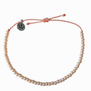 [Whiteline] Vòng tay Seed Beads Rose Gold Pearl (có size Chân)