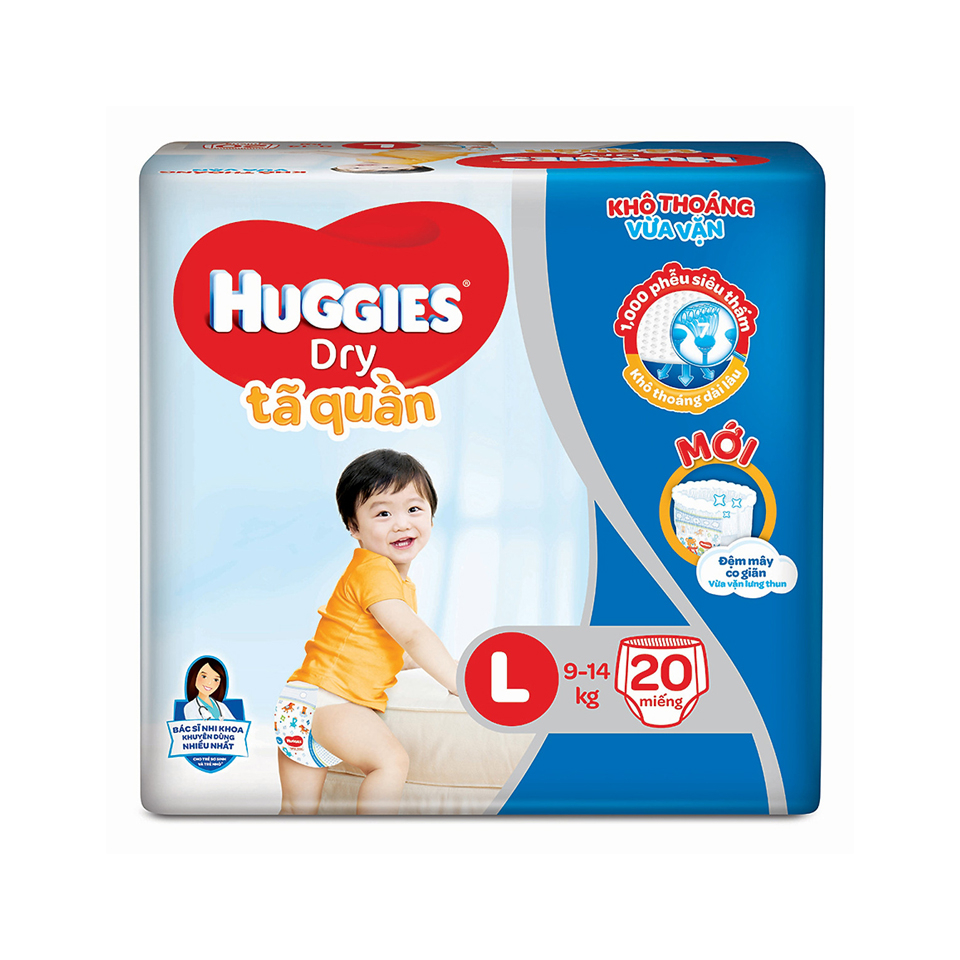 BỈM HUGGIES CHO BÉ CHÍNH HÃNG