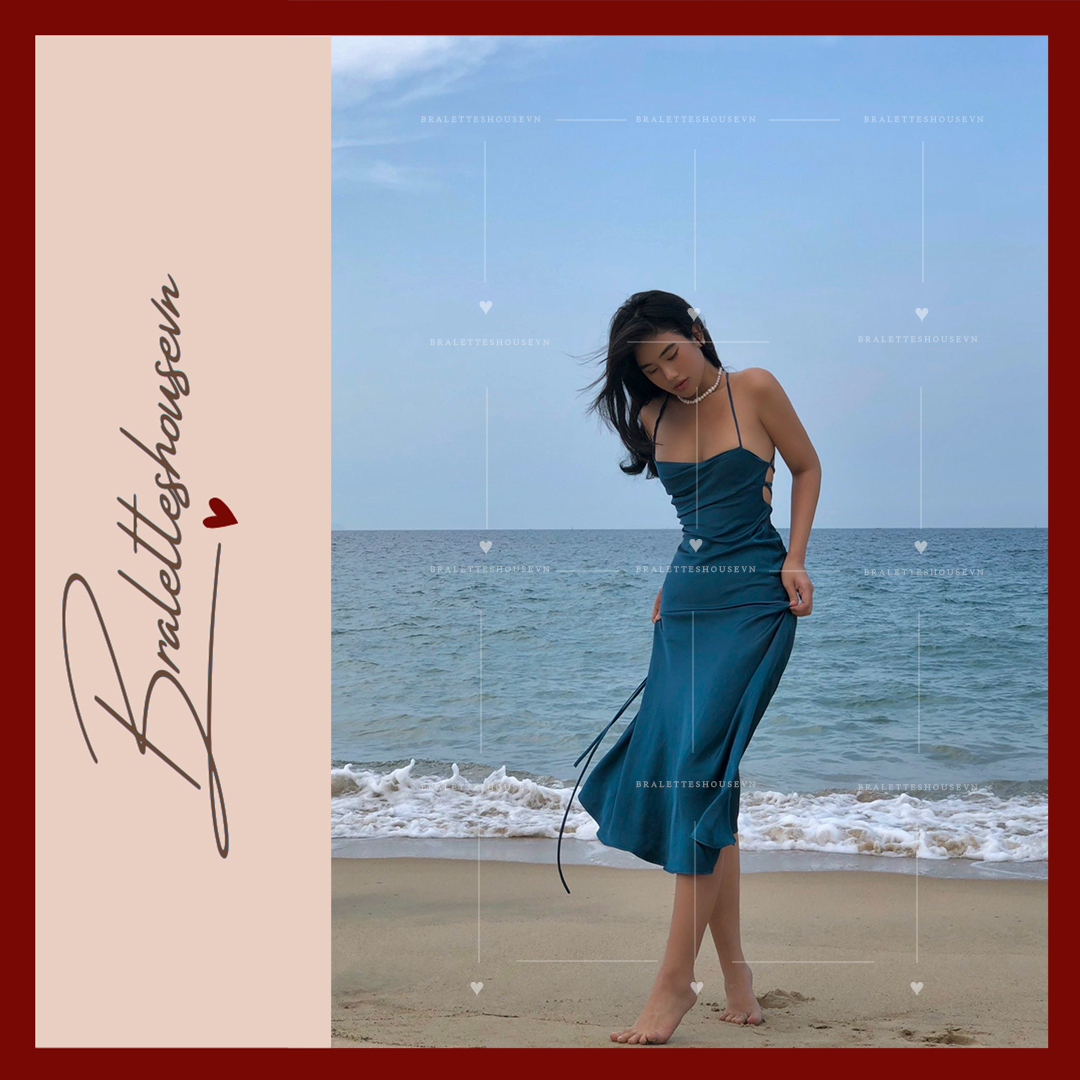 ĐẦM SATIN NỮ KHOÉT LƯNG GỢI CẢM ÔM SÁT TẠO ĐƯỜNG CONG QUYẾN RŨ MINNY DRESS S1333 Bralettehousevn