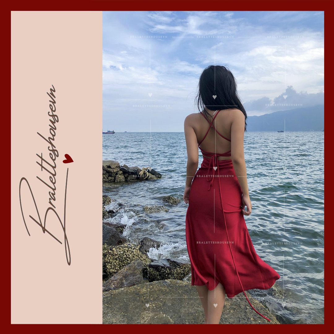 ĐẦM SATIN NỮ KHOÉT LƯNG GỢI CẢM ÔM SÁT TẠO ĐƯỜNG CONG QUYẾN RŨ MINNY DRESS S1333 Bralettehousevn