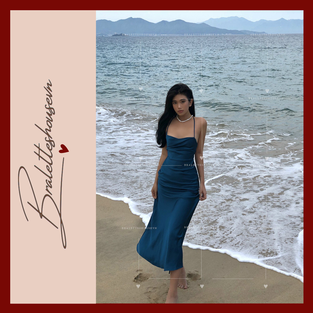 ĐẦM SATIN NỮ KHOÉT LƯNG GỢI CẢM ÔM SÁT TẠO ĐƯỜNG CONG QUYẾN RŨ MINNY DRESS S1333 Bralettehousevn