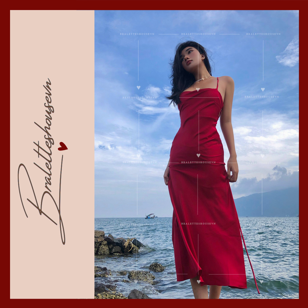 ĐẦM SATIN NỮ KHOÉT LƯNG GỢI CẢM ÔM SÁT TẠO ĐƯỜNG CONG QUYẾN RŨ MINNY DRESS S1333 Bralettehousevn