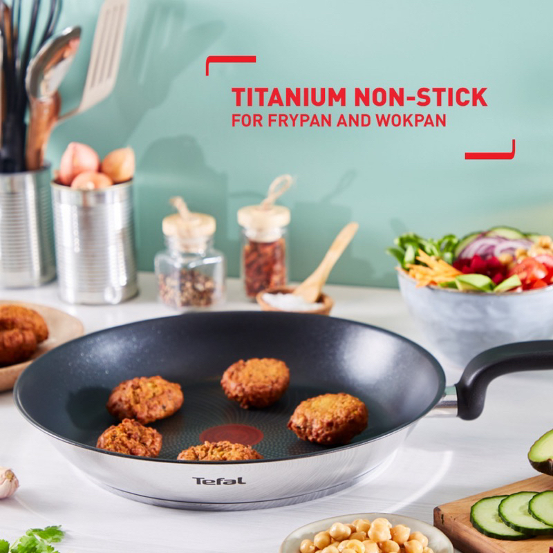 Chảo chiên inox chống dính Tefal Primary 20cm, 24cm, 28cm