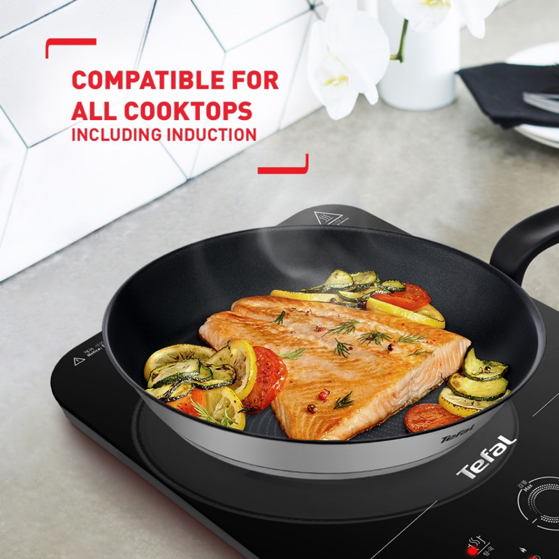 Chảo chiên inox chống dính Tefal Primary 20cm, 24cm, 28cm