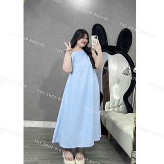 ĐẦM MAXI LỤA 2 LỚP [TNT SHOP BIGSIZE 60KG 90KG]