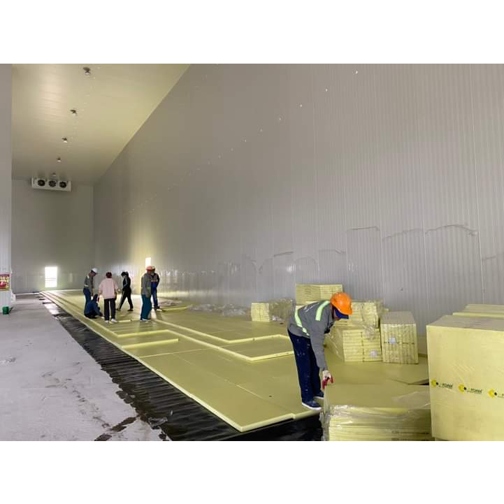 Xốp cho nền kho lạnh, cách âm, cách nhiệt. Xốp XPS. Tấm dày 25mm, 30mm, 40mm, 50mm. Kích thước tấm 1200x600mm