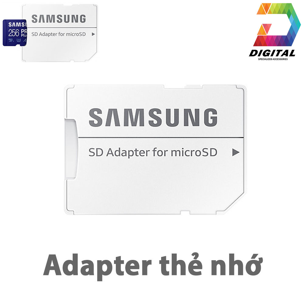 Adapter Thẻ Nhớ Samsung Chuyển Đổi Thẻ Nhớ Micro SD Sang Thẻ Nhớ SD Chính Hãng