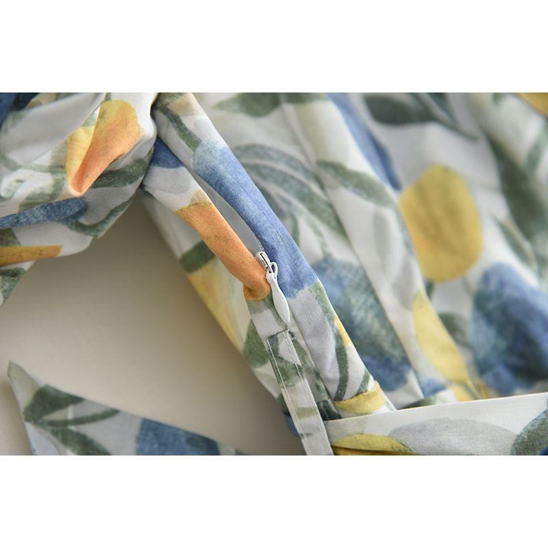 Z412 Váy hoạ tiết xuất dư của SEIFINI