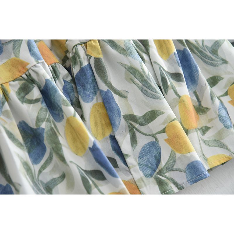 Z412 Váy hoạ tiết xuất dư của SEIFINI