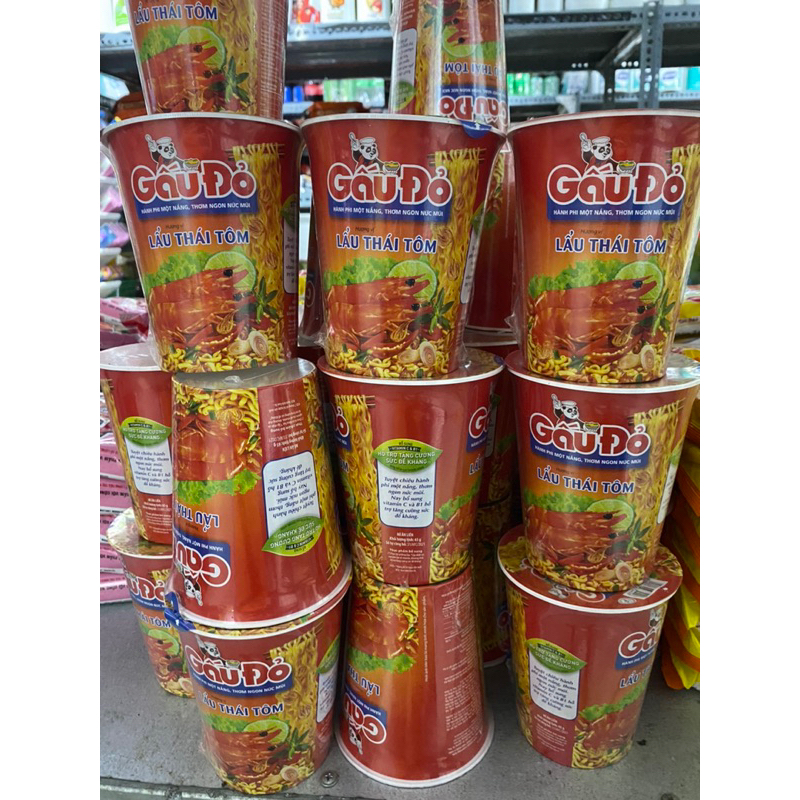 MÌ LY GẤU ĐỎ LẨU THÁI TÔM 65g